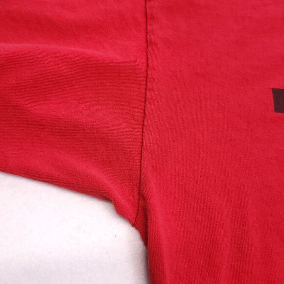 Diamond Casual Crew Neck Graphic Short Sleeve T-Shirt Mens Size L Red Black - Picture 7 of 10